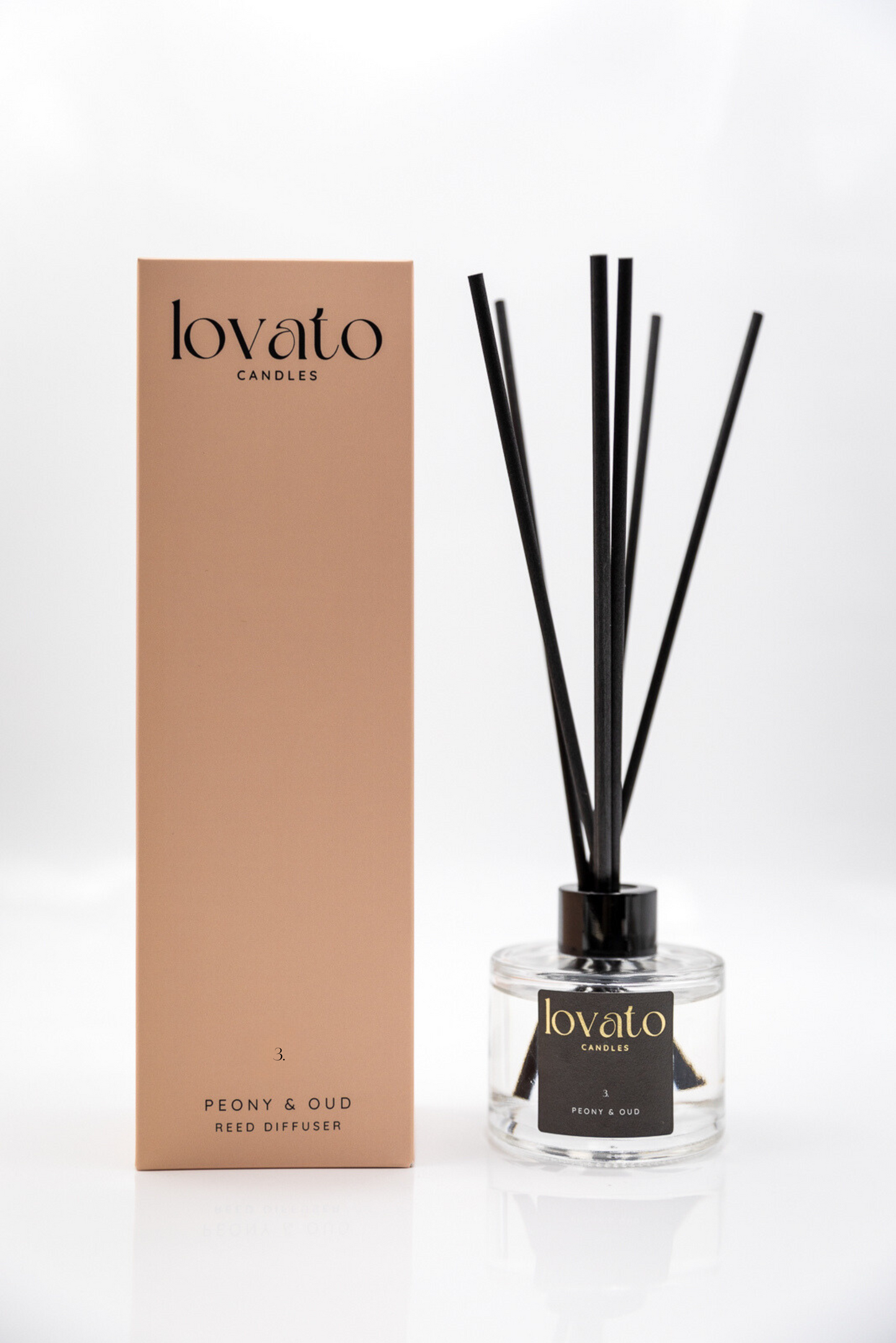Scented Reed Diffuser - Peony & Oud