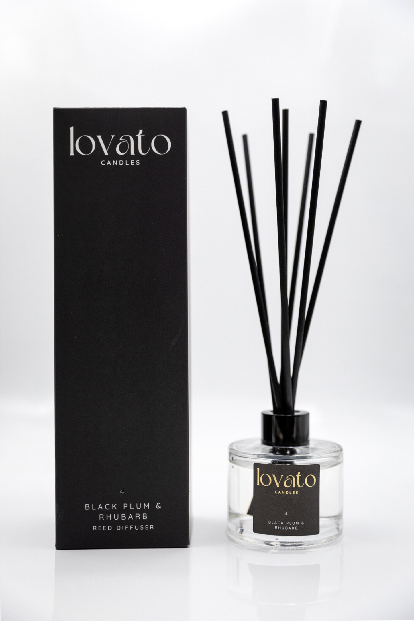 Scented Reed Diffuser - Black Plum & Rhubarb