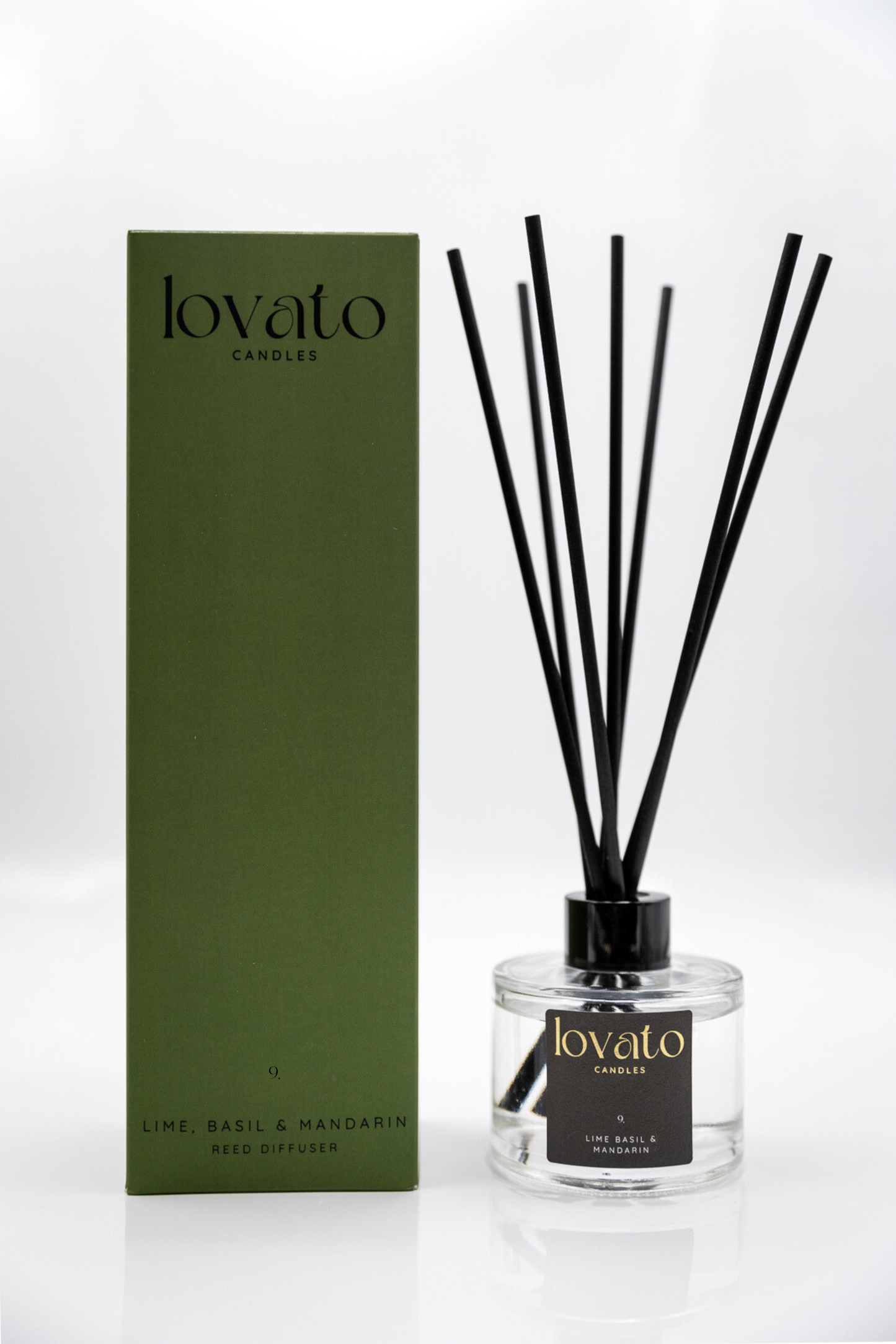 Scented Reed Diffuser - Lime, Basil & Mandarin