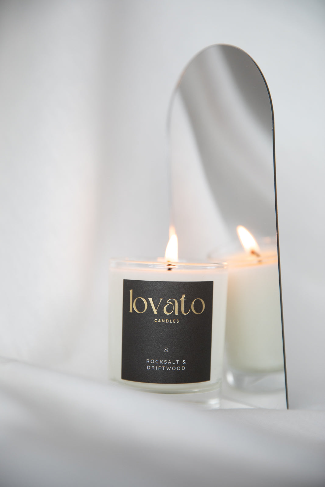 Luxury Scented Medium Soy Candle - Black Plum & Rhubarb