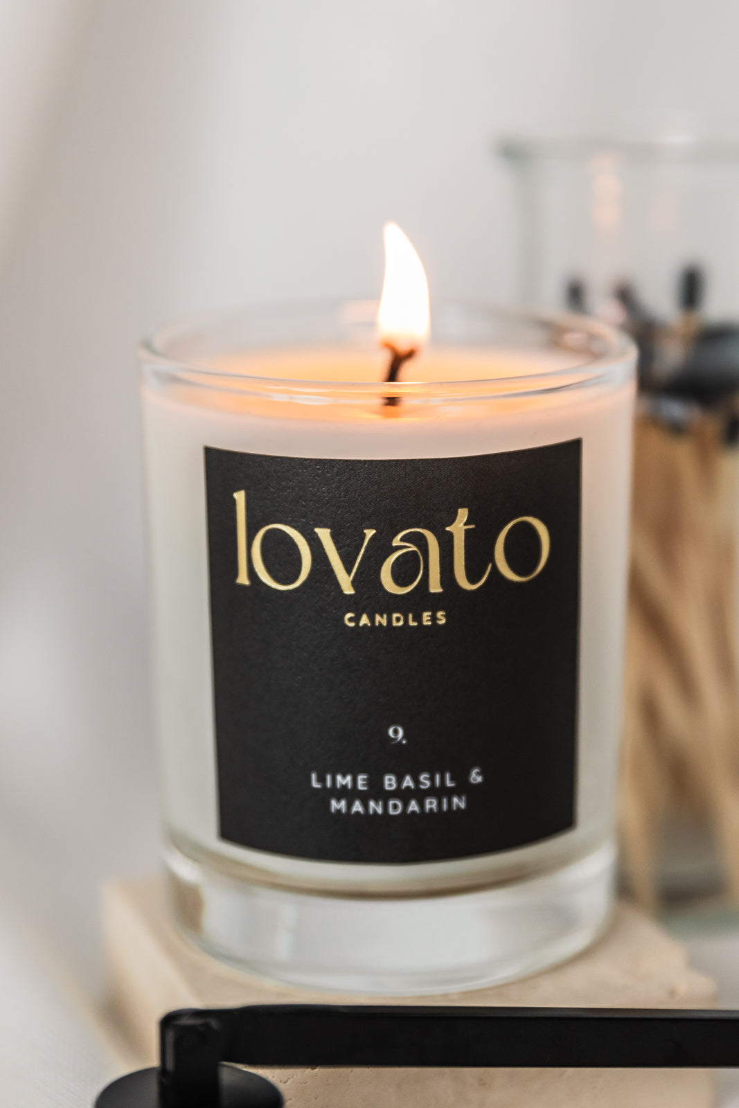 Luxury Scented Medium Soy Candle - Black Raspberry & Peppercorn