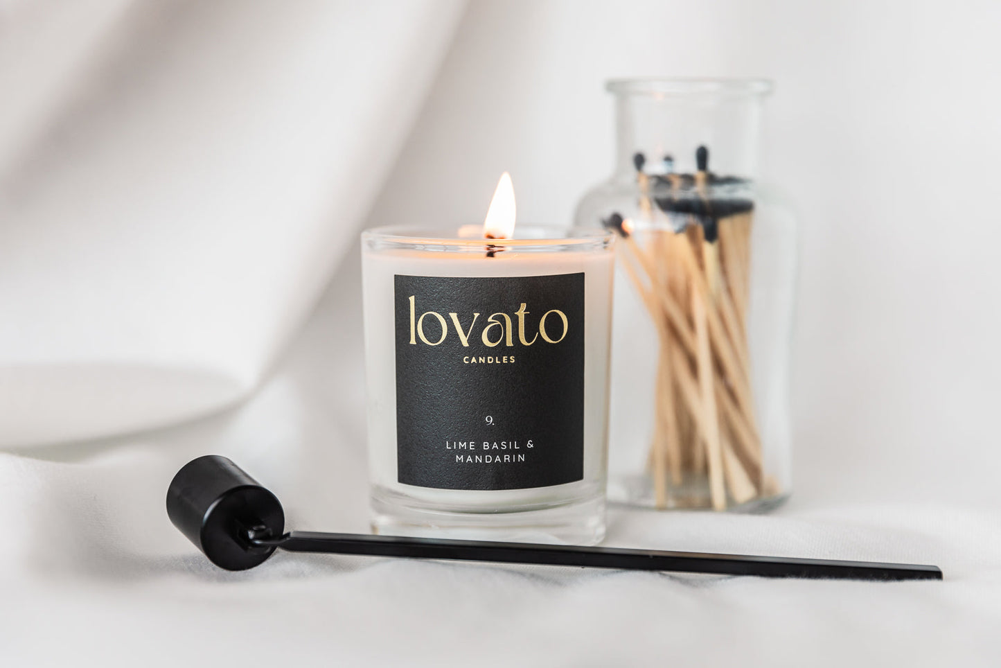 Luxury Scented Votive Soy Candle - Peony & Oud