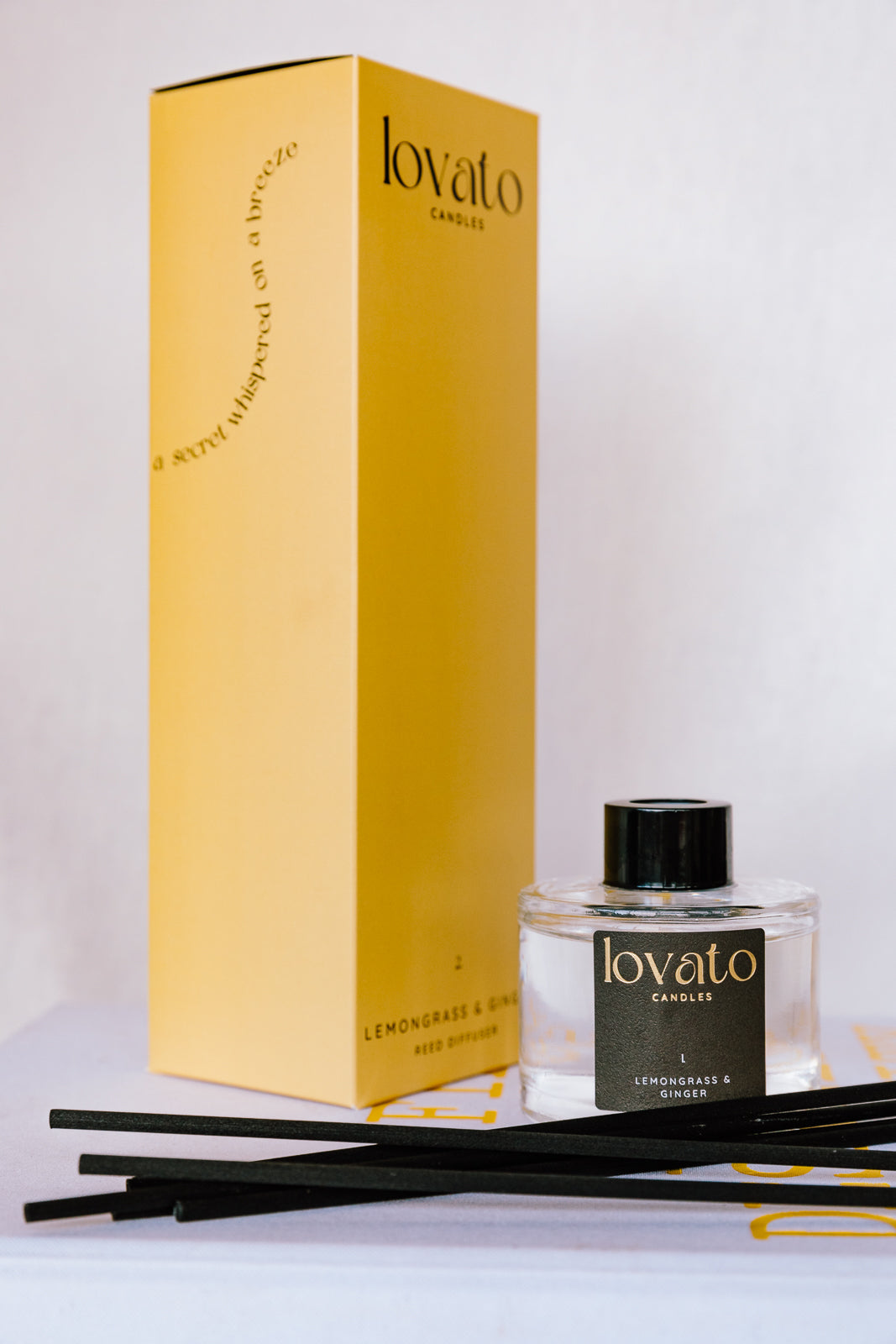 Scented Reed Diffuser - Lemongrass & Ginger