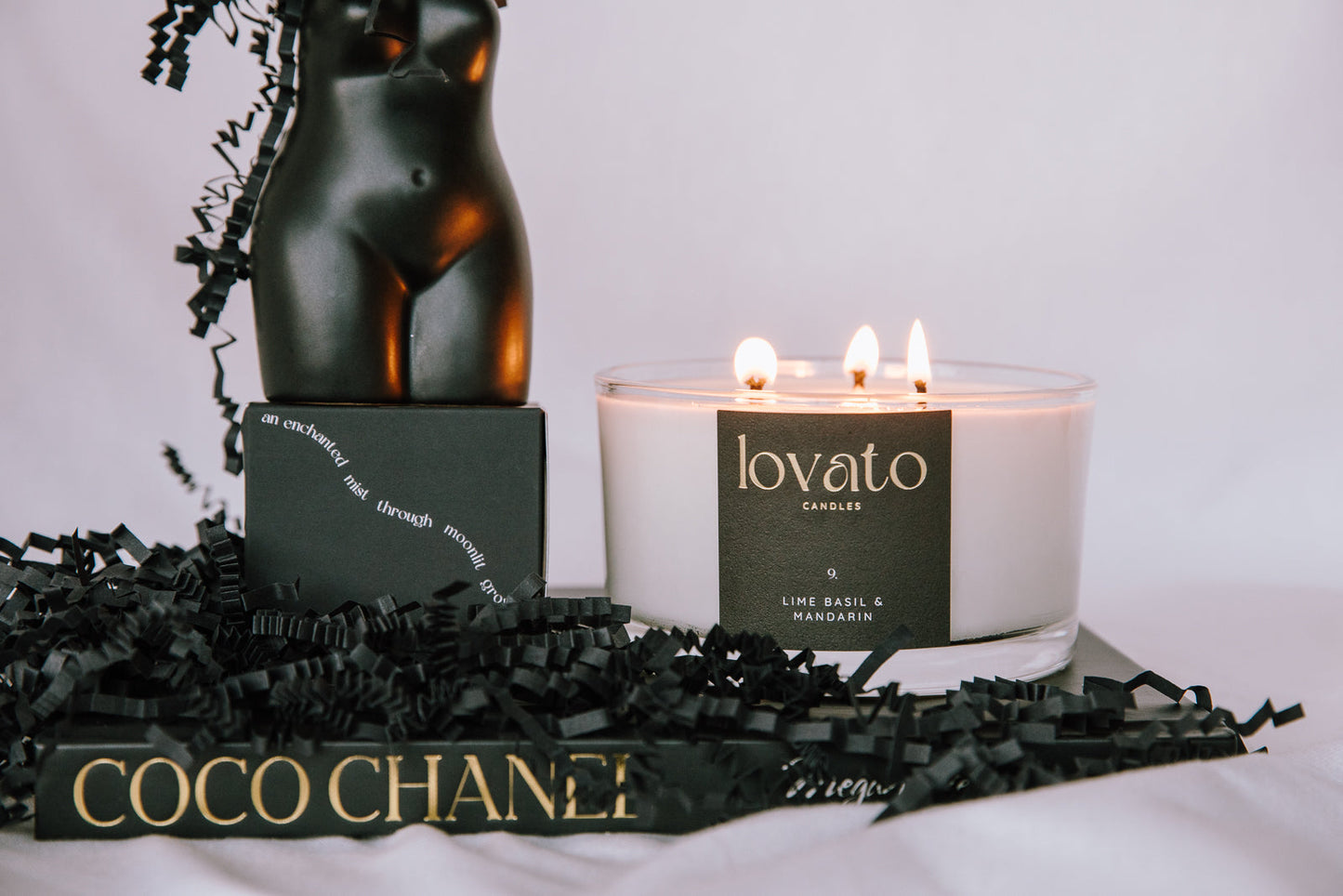 Luxury Scented Soy 3-Wick Candle - Rocksalt & Driftwood