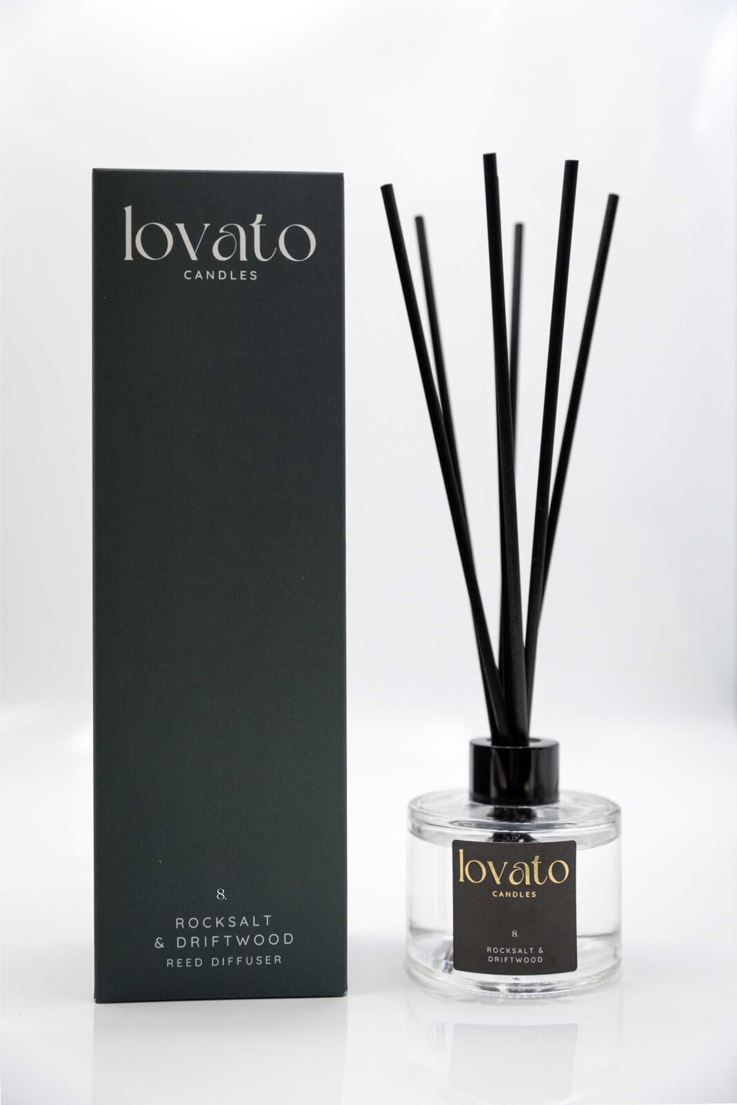 Scented Reed Diffuser  - Rocksalt & Driftwood