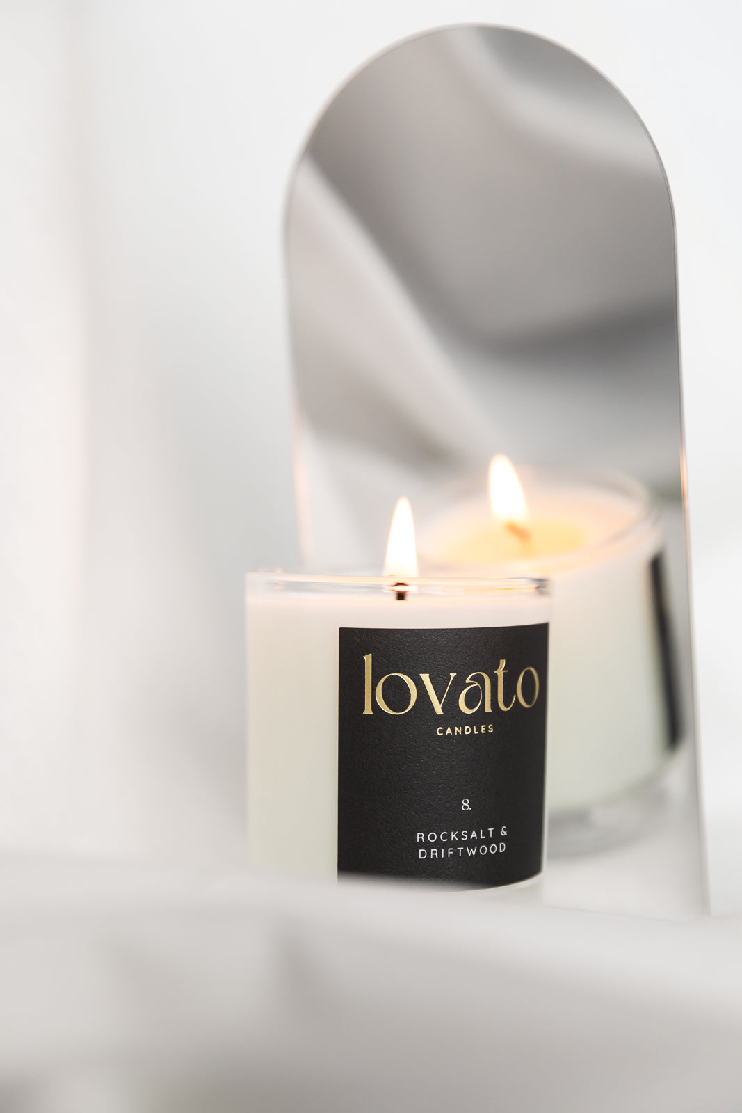 Luxury Scented Votive Soy Candle - Lime, Basil & Mandarin