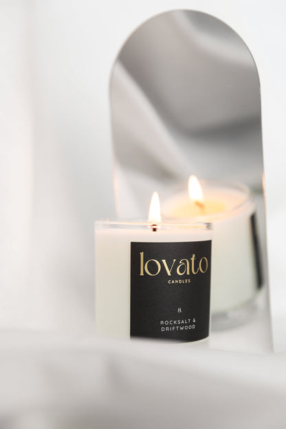 Luxury Scented Votive Soy Candle - Lime, Basil & Mandarin