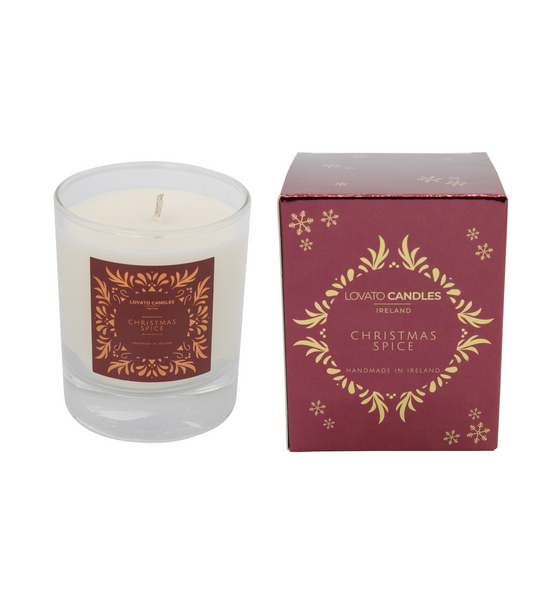 Christmas Clear Scented Candle with Luxury Box - Christmas Spice