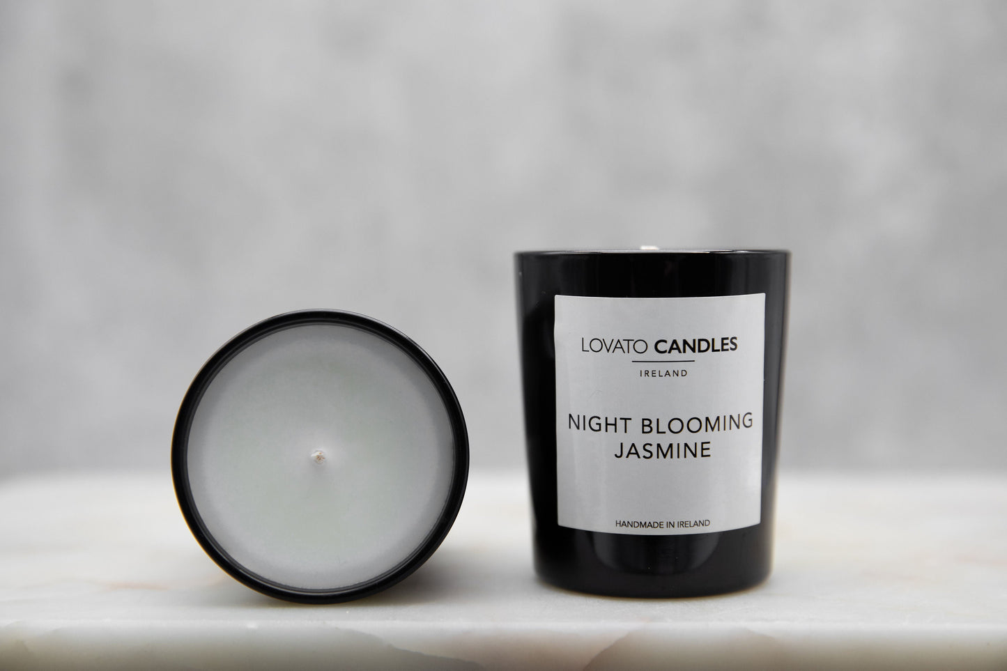 Black Votive Candle - Night Blooming Jasmine