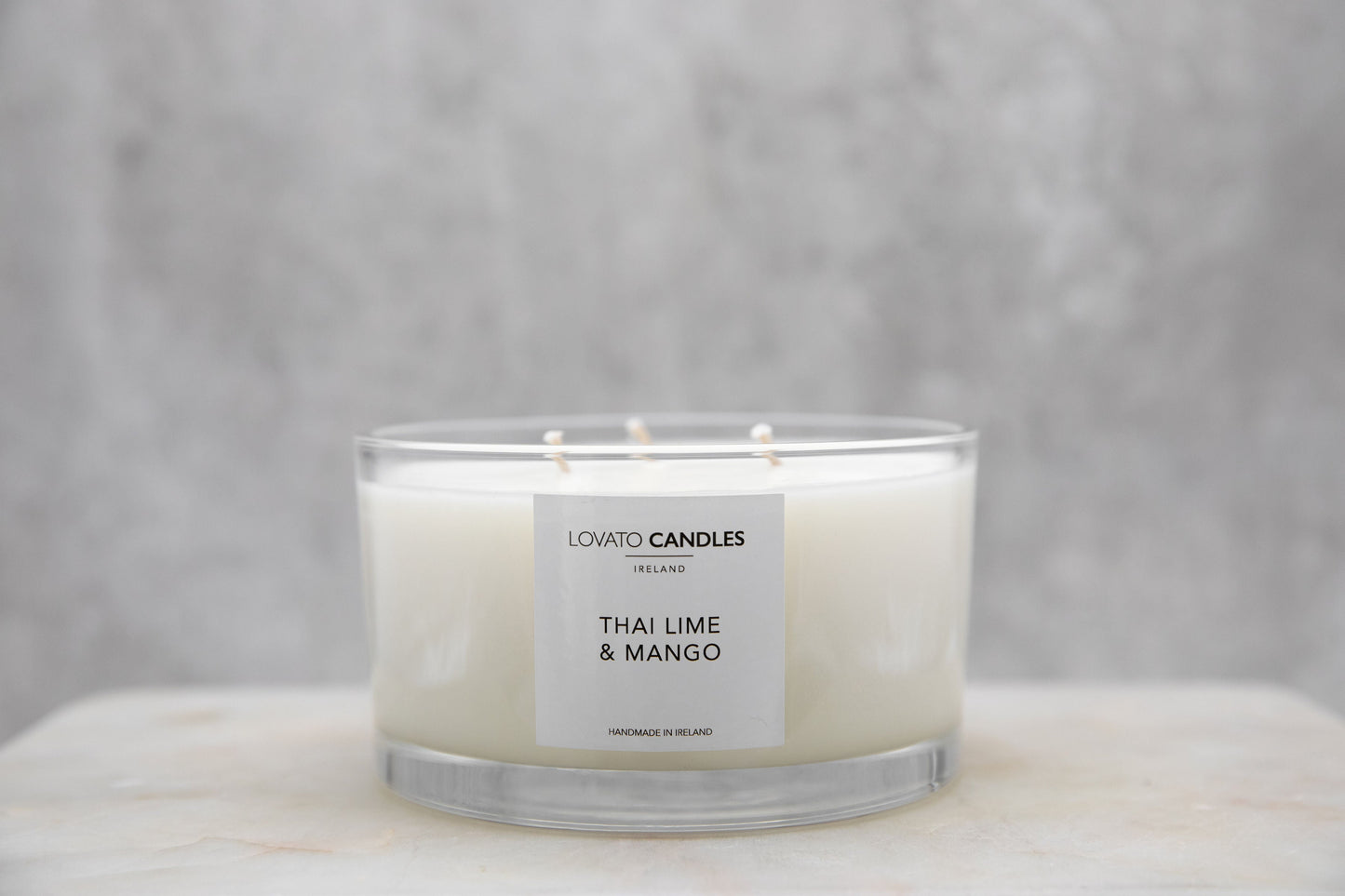 Clear 3-Wick Candle - Thai Lime & Mango