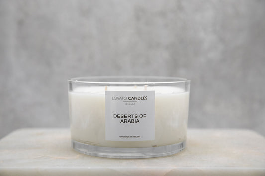 Clear 3-Wick Candle - Deserts of Arabia