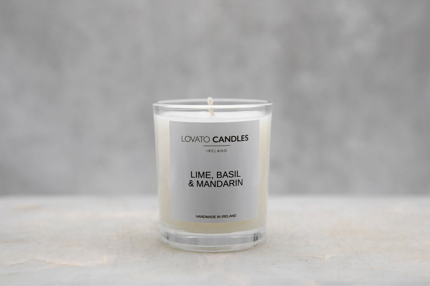 Clear Votive Candle - Lime, Basil & Mandarin