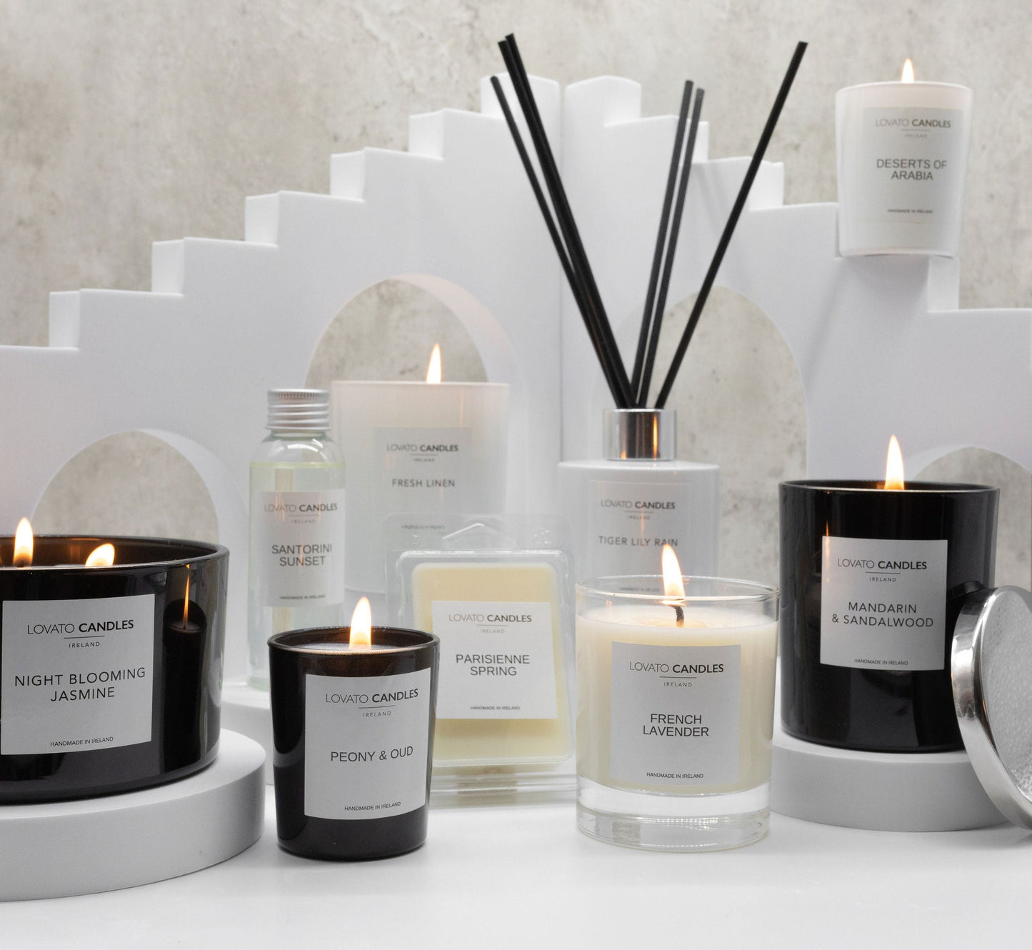 Luxury Black Candle - Fresh Linen