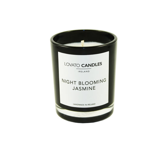 Black Votive Candle - Night Blooming Jasmine